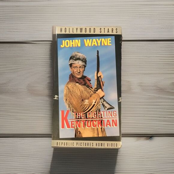 The Fighting Kentuckian VHS 1990 John Wayne Western Movie Hollywood Stars Sealed - Picture 1 of 4